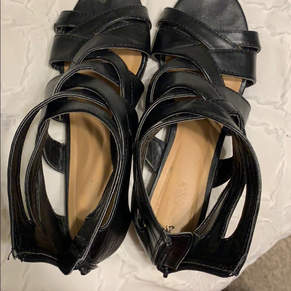 Black sandals